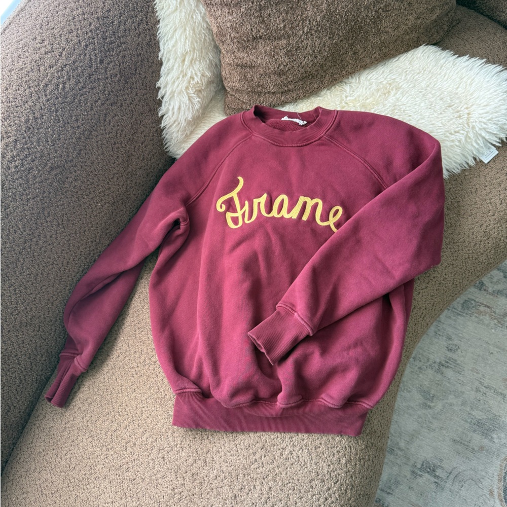 Frame Embroidered Sweatshirt